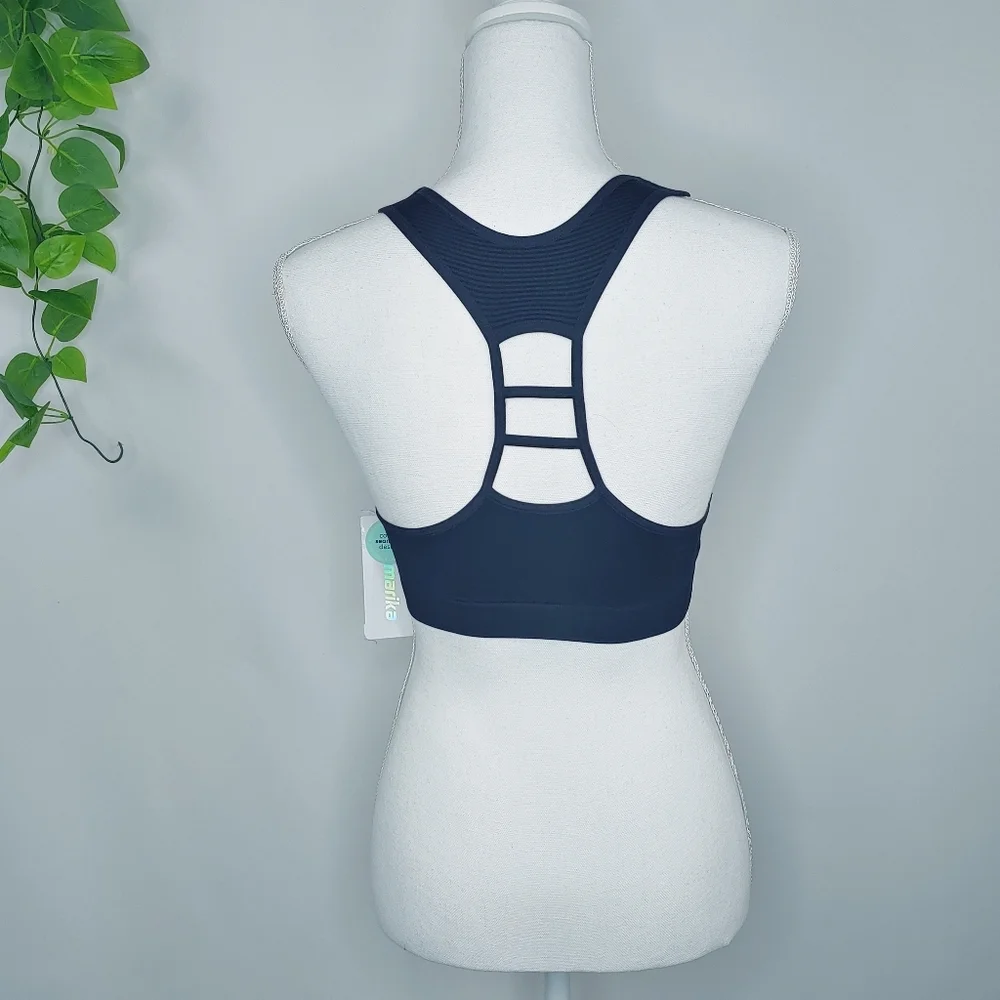 Marika Women's‎ Haley Seamless Sports Bra NWT Small RACER BACK